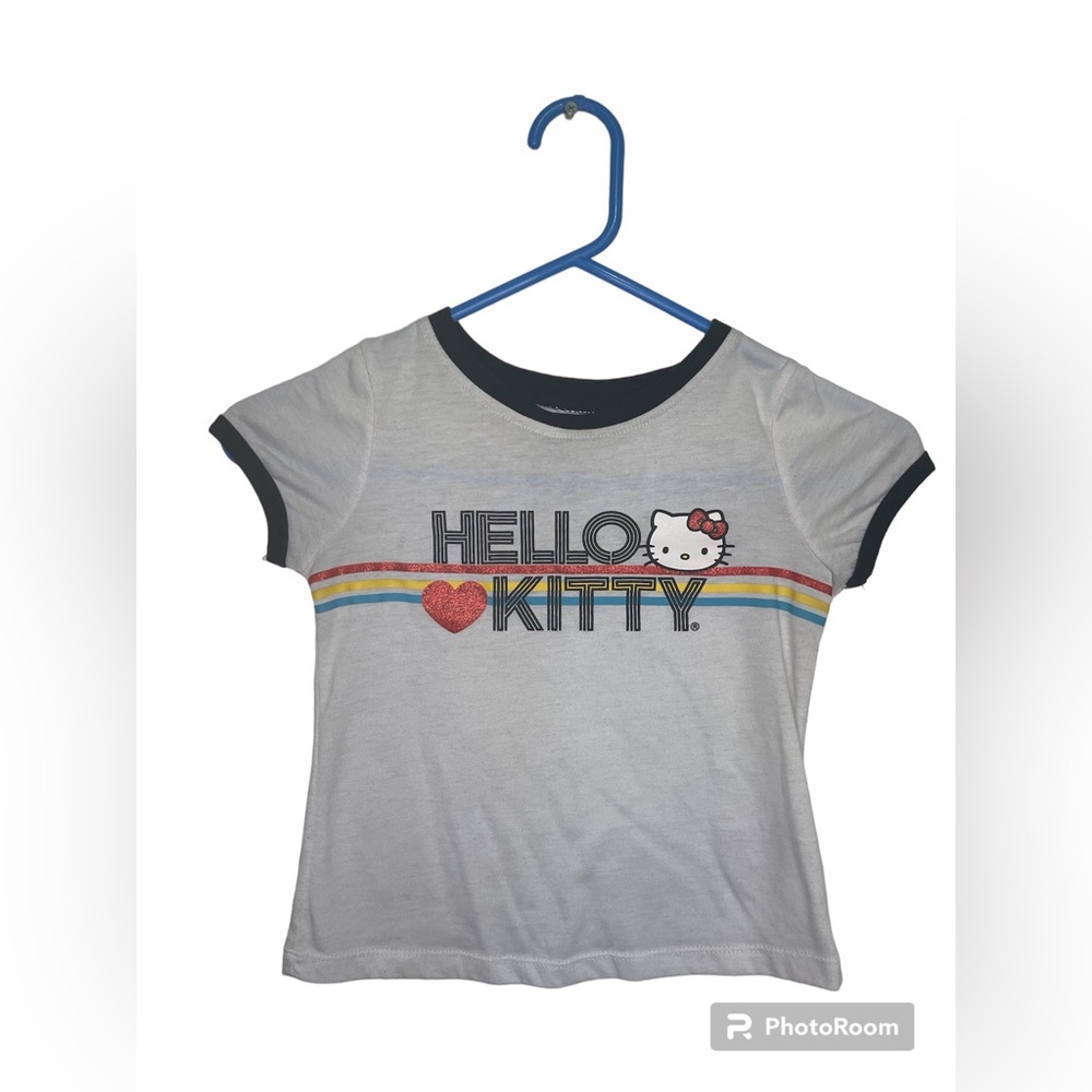 Hello Kitty Ringer Short Sleeve Tee